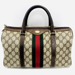 オールドグッチ　シェリーライン ミニボストンバッグ